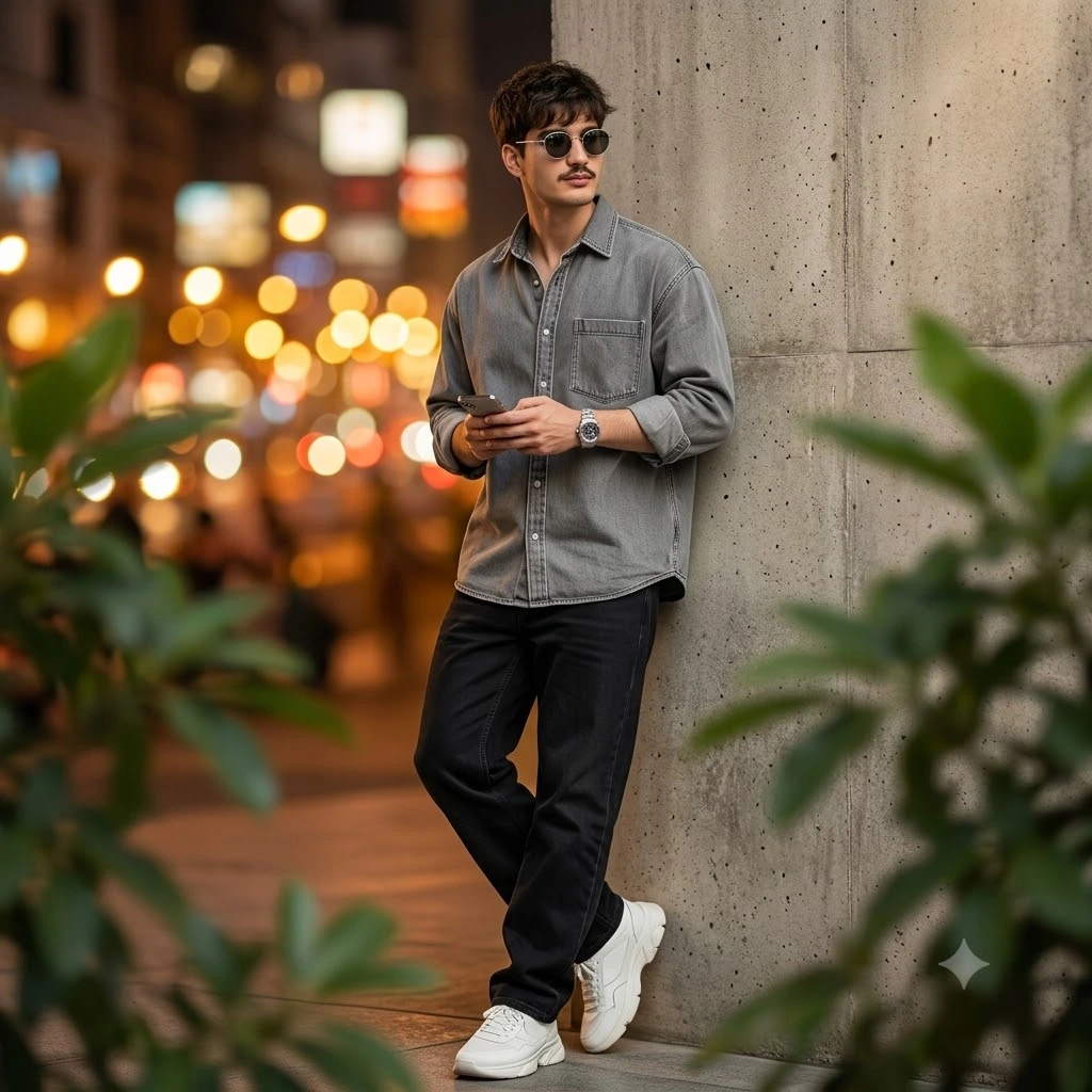 Best AI photo prompts for boys 2026 - realistic stylish portrait example